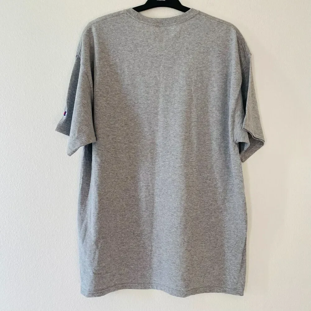 Champion NCAA 2024 Mens Basketball Tee Short Sleeve‎ Crew Neck Size XL Gray - Picture 2 of 8